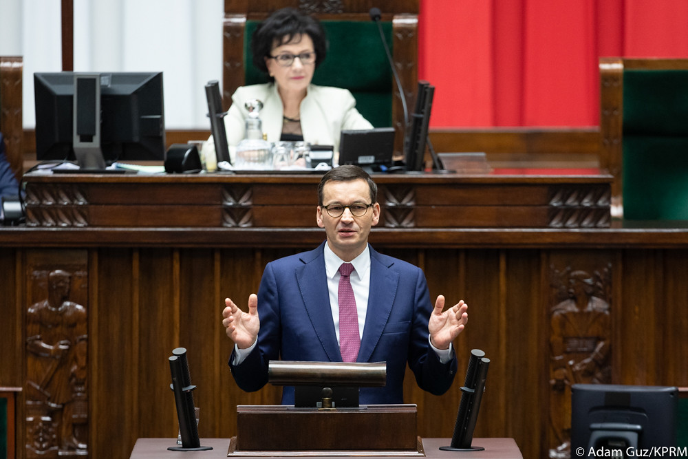 Mateusz Morawiecki w Sejmie