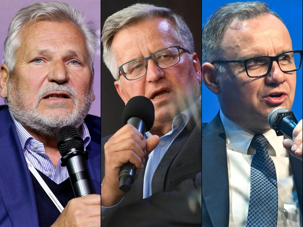 Aleksander Kwaśniewski, Bronisław Komorowski, Andrzej Duda