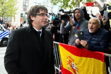 Były premier Katalonii Carles Puigdemont
