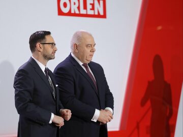 Były prezes PKN Orlen Daniel Obajtek i były wicepremier Jacek Sasin