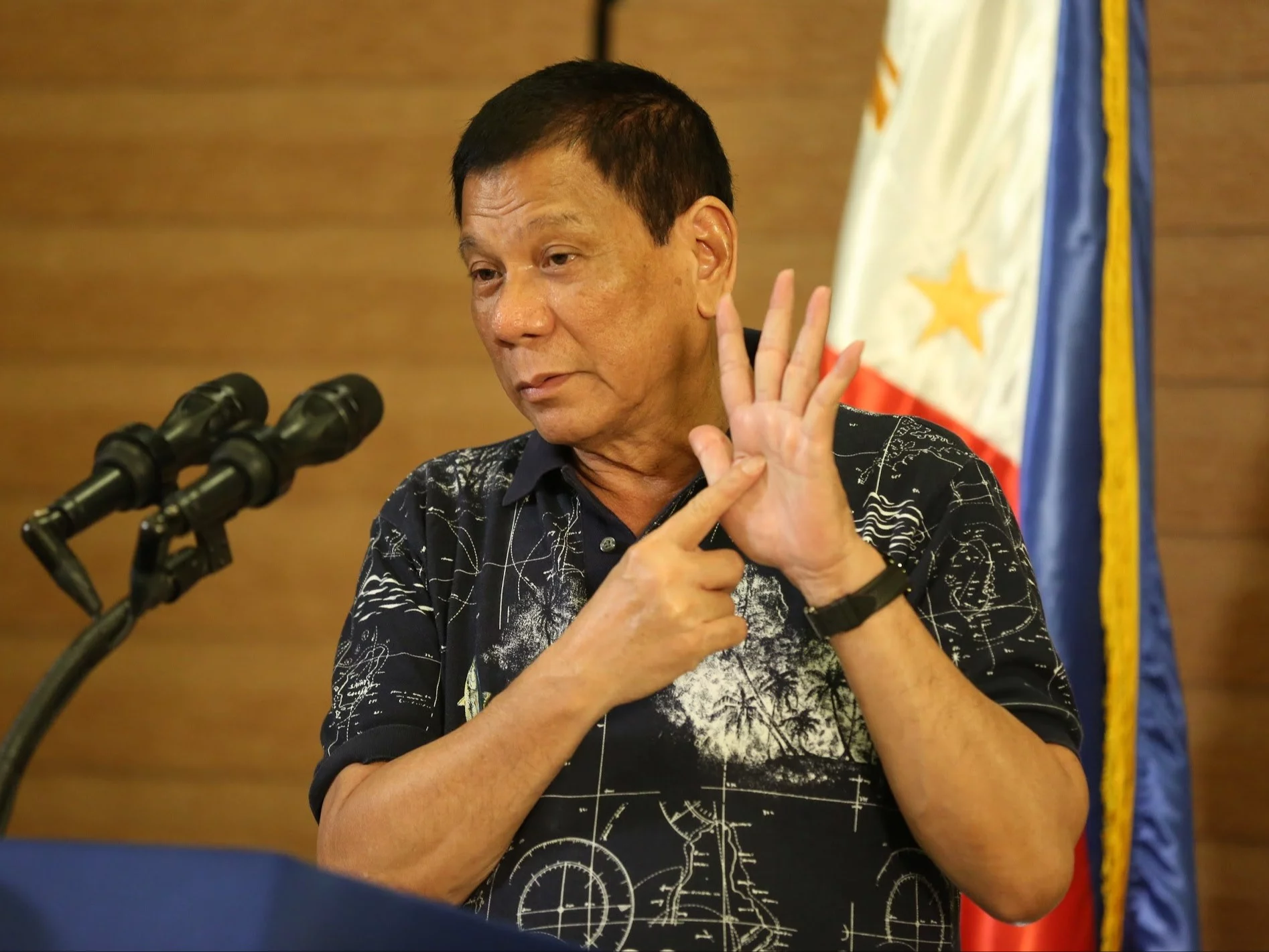 Rodrigo Duterte, były prezydent Filipin