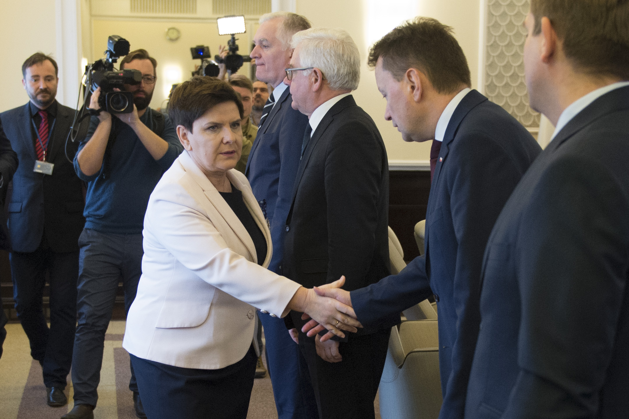 Beata Szydło na posiedzeniu rządu