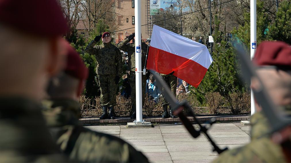 Polscy żołnierze podczas pikniku NATO w Piotrkowie Trybunalskim