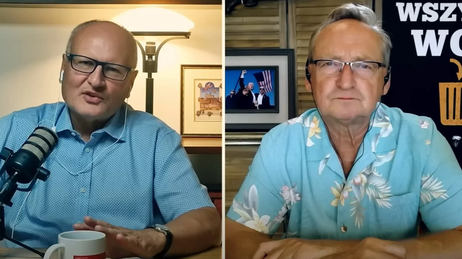 Paweł Lisicki i Wojciech Cejrowski w programie "Antysystem"