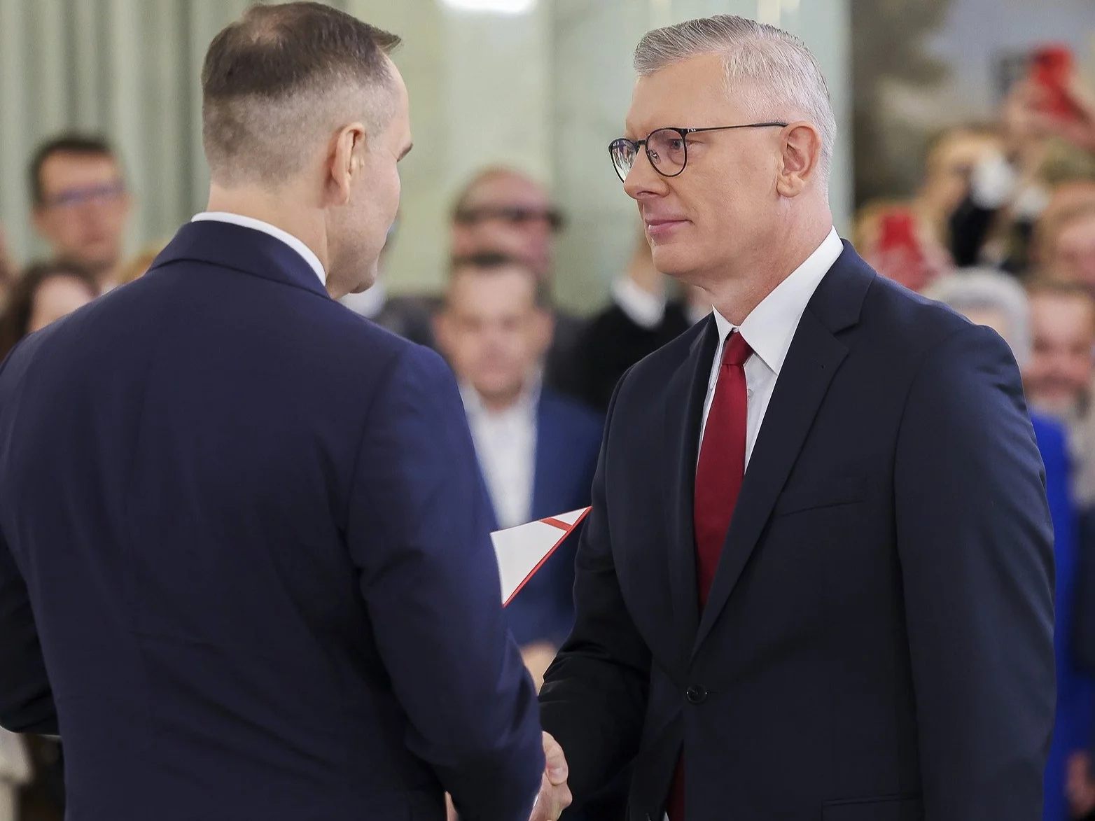 Prezydent Karol Nawrocki i były szef BBN Sławomir Cenckiewicz