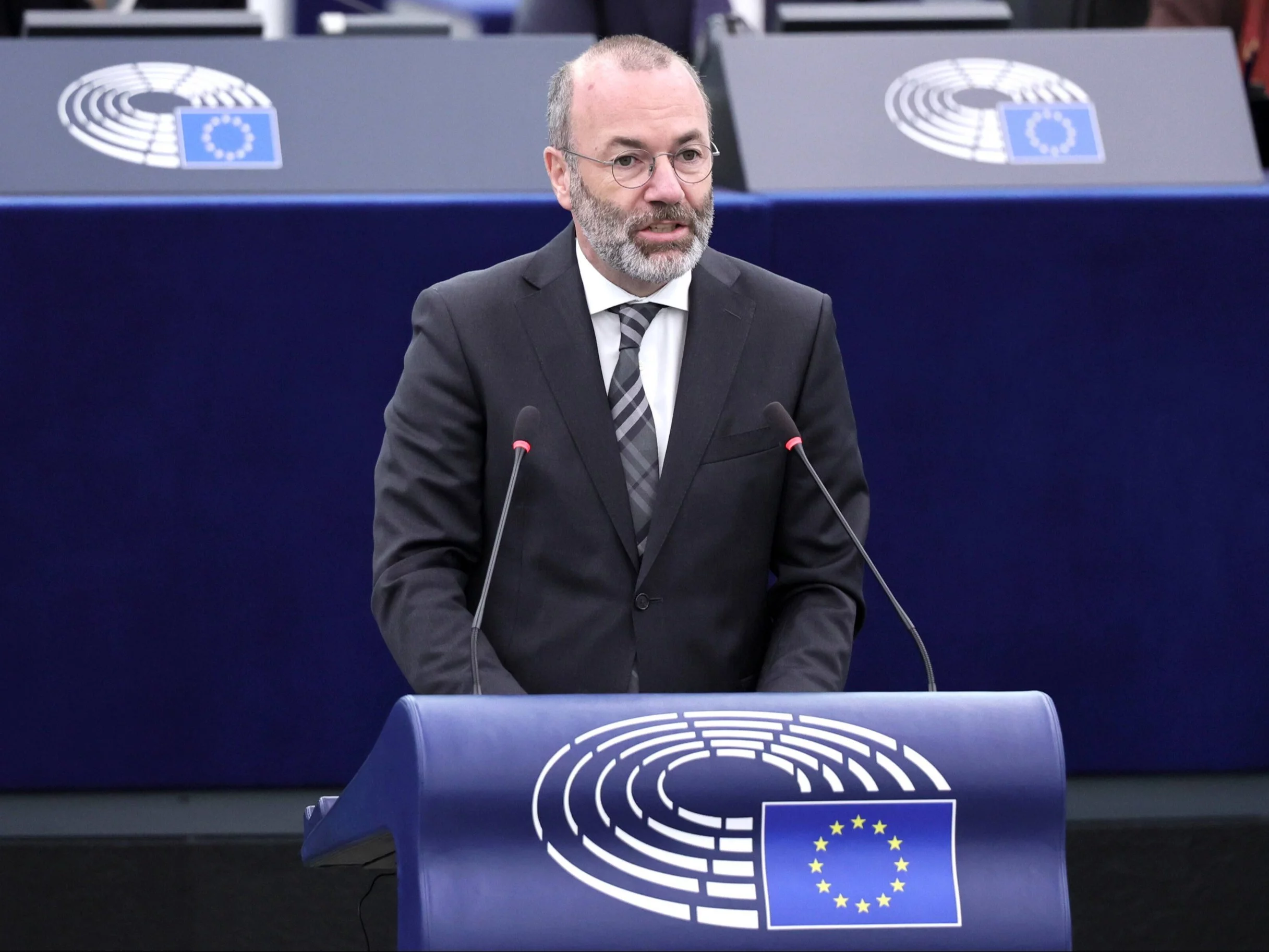 Manfred Weber przemawia w PE