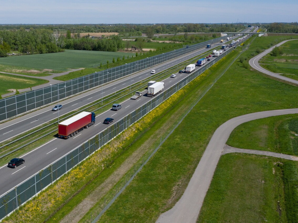 Baranów, teren przyszłego Centralnego Portu Komunikacyjnego