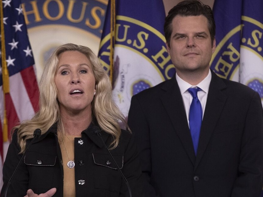 Marjorie Taylor Greene i Matt Gaetz