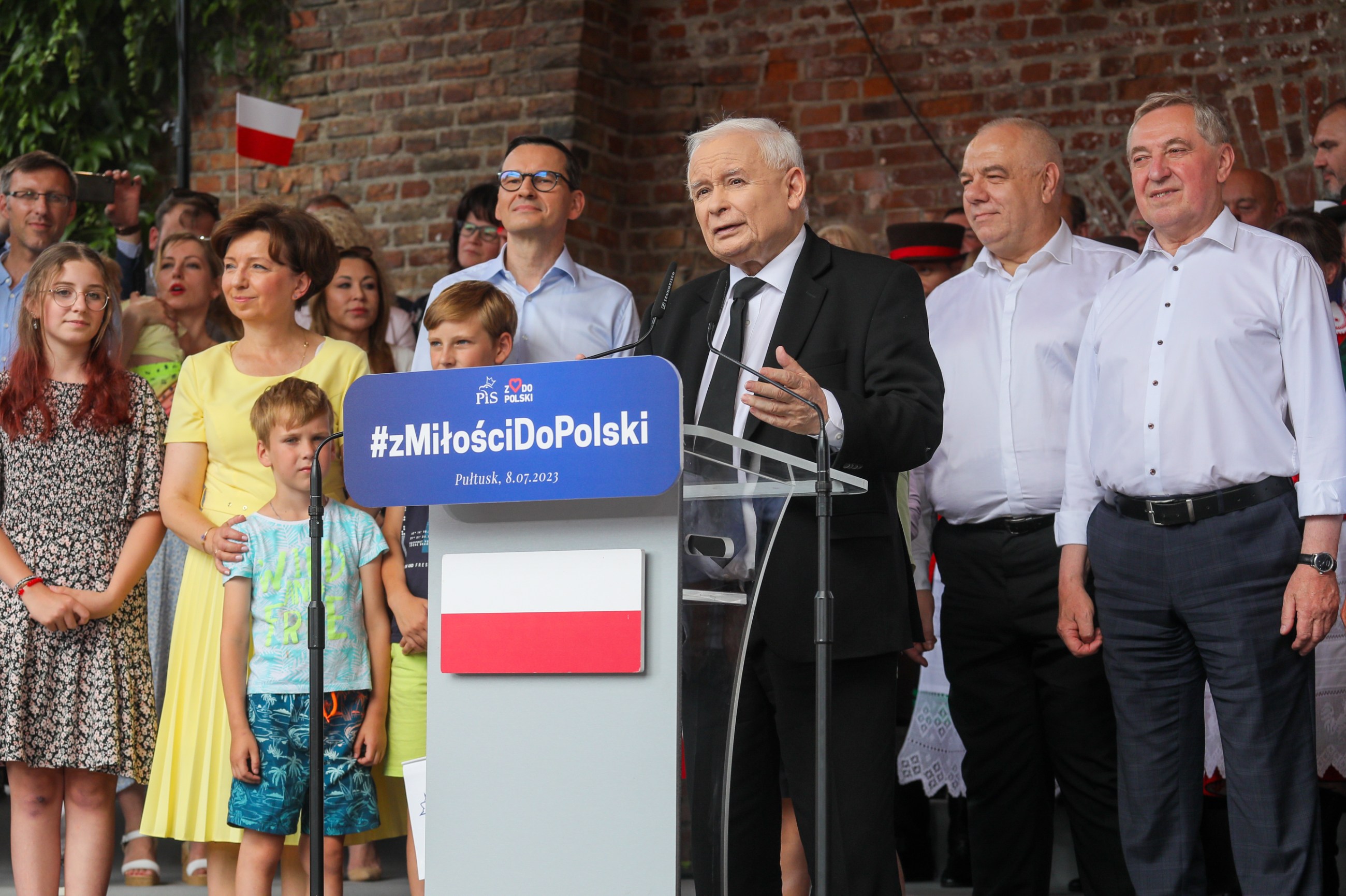 Prezes PiS Jarosław Kaczyński