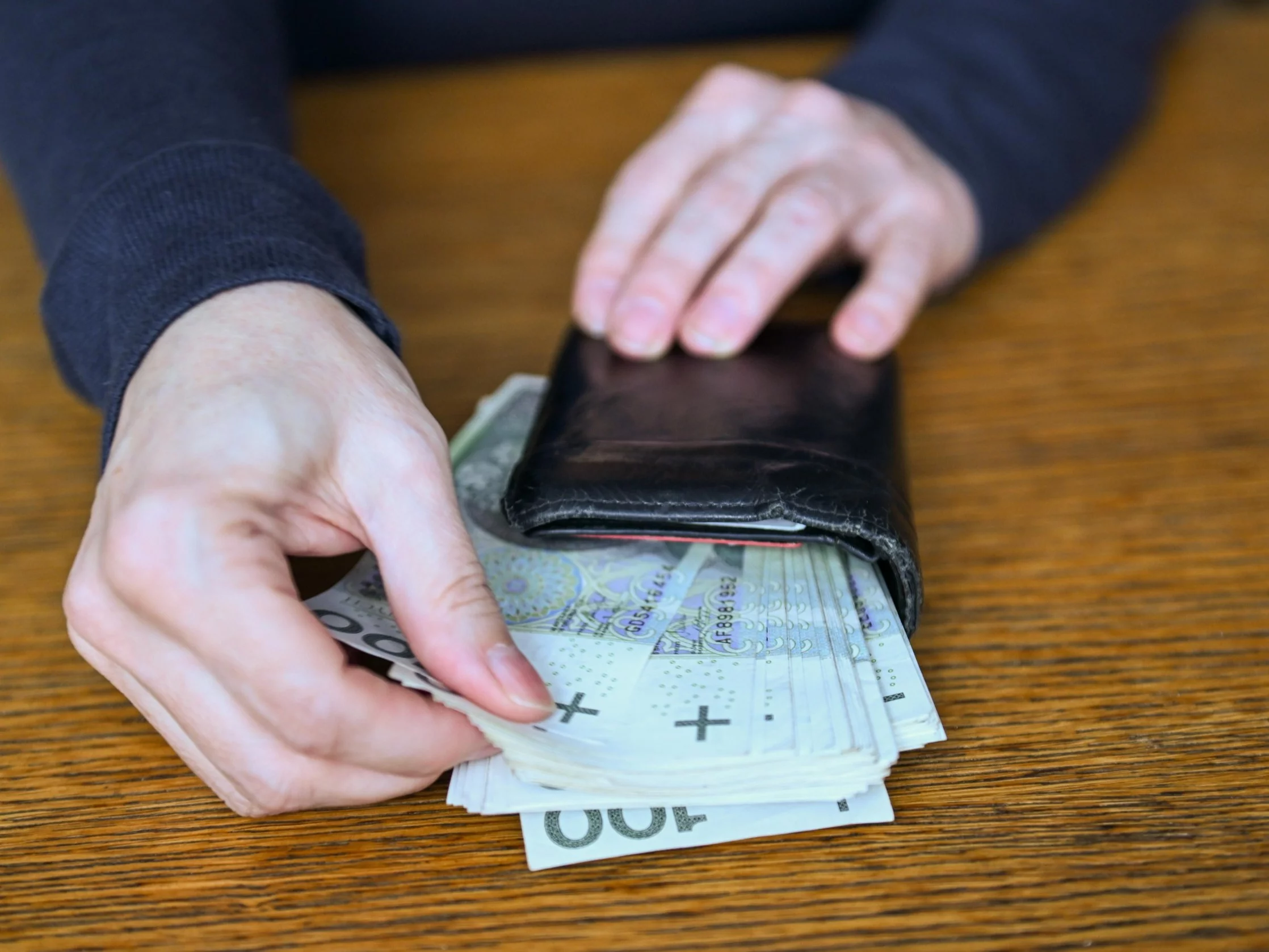 Banknoty o nominale 100 zł