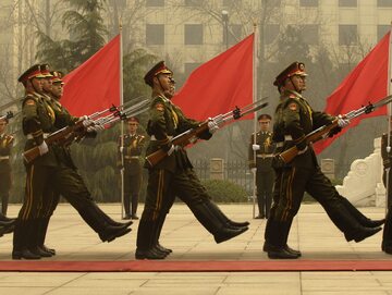 Chińska gwardia honorowa, zdjęcie ilustracyjne