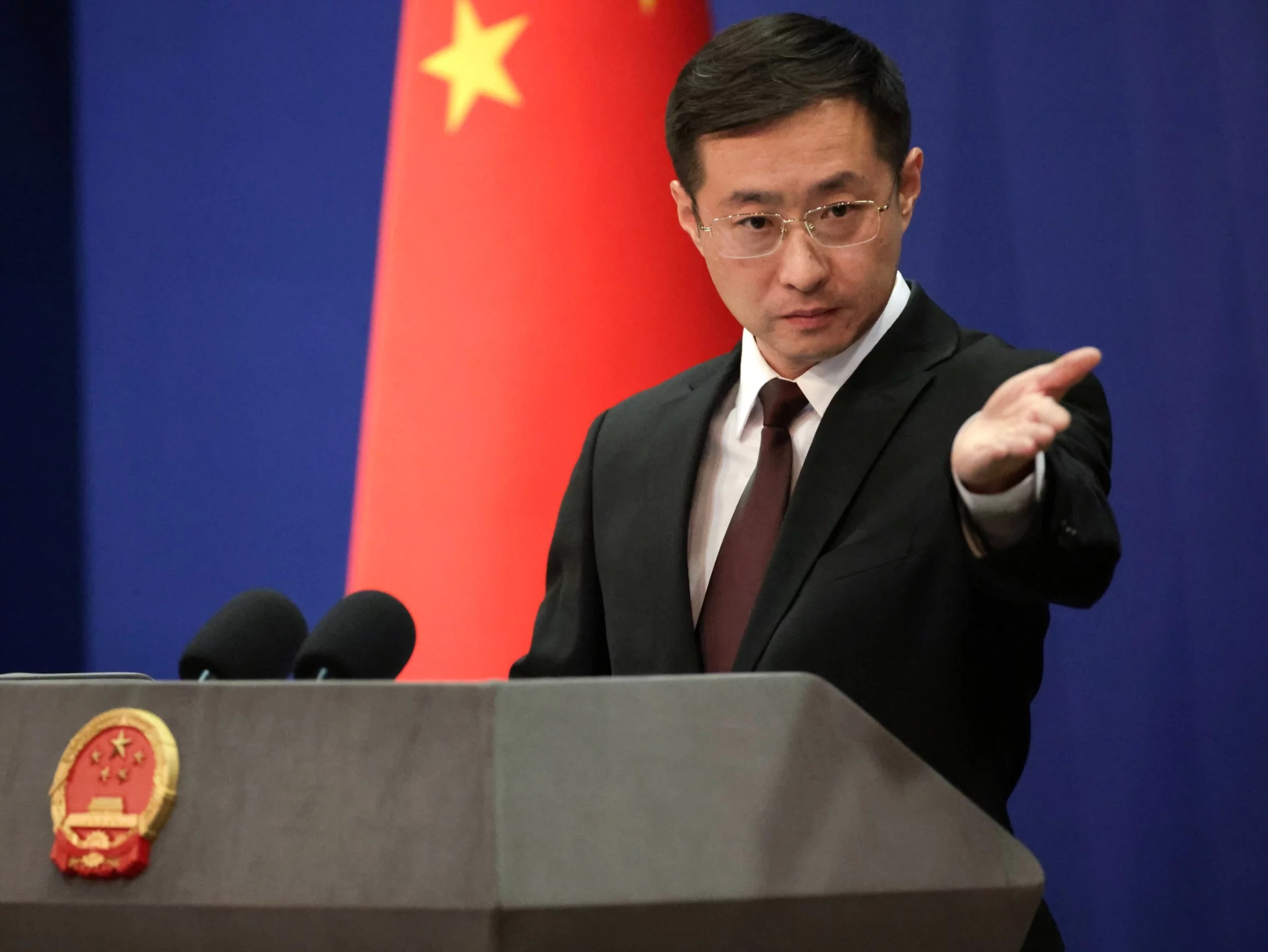 Lin Jian, rzecznik prasowy MSZ Chin