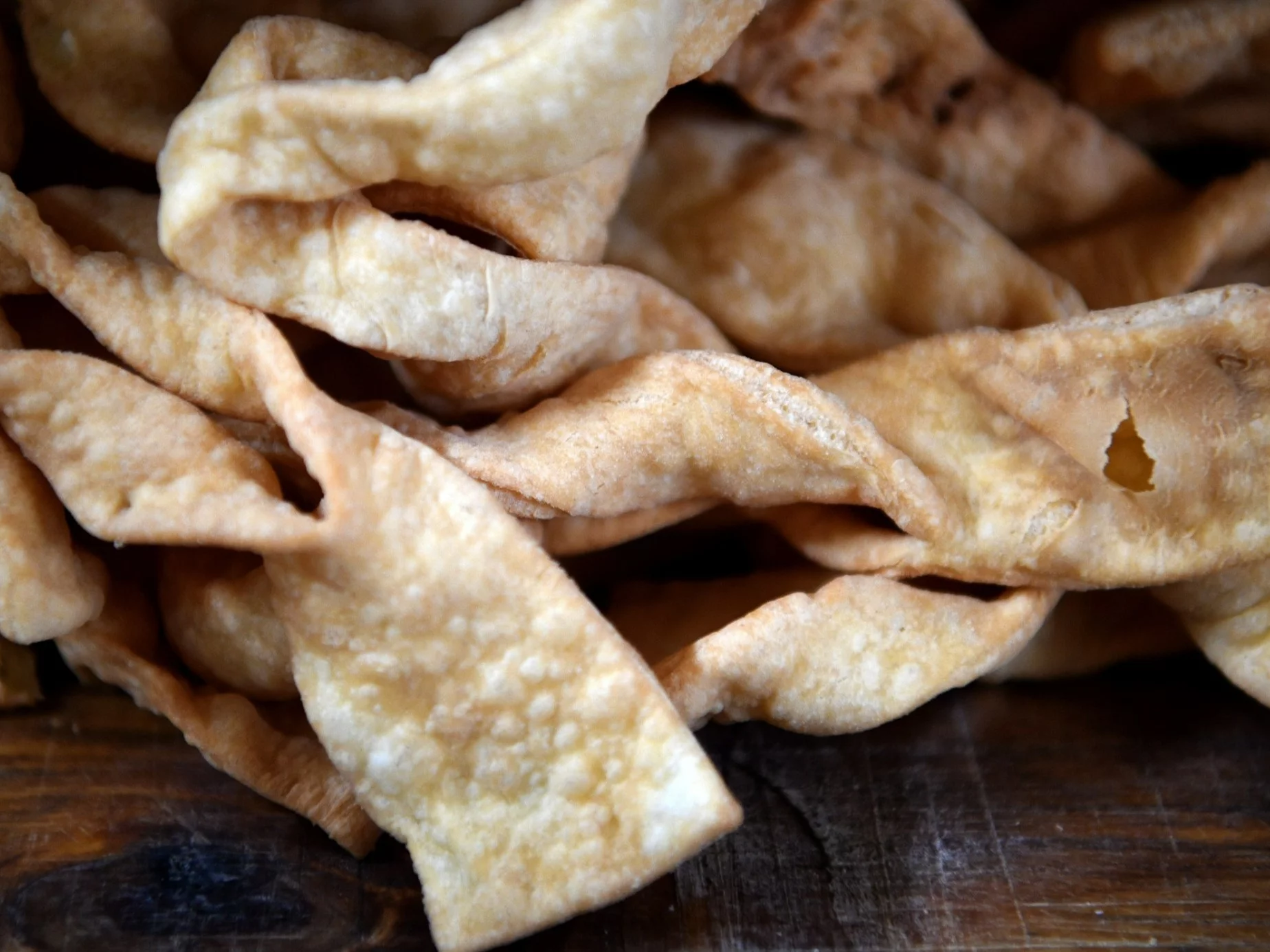 Chrusty z piekarnika