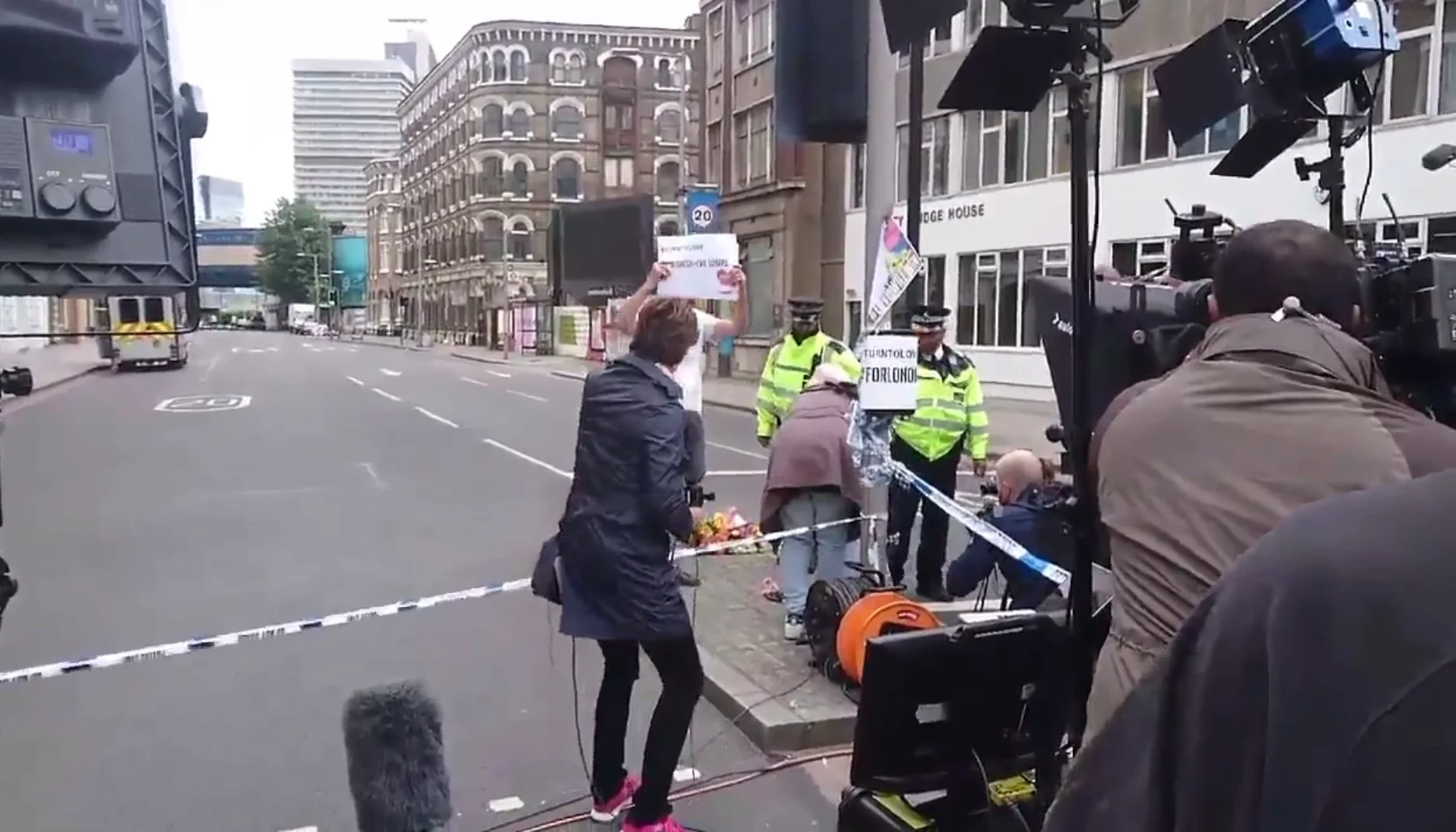 "Protest" na London Bridge