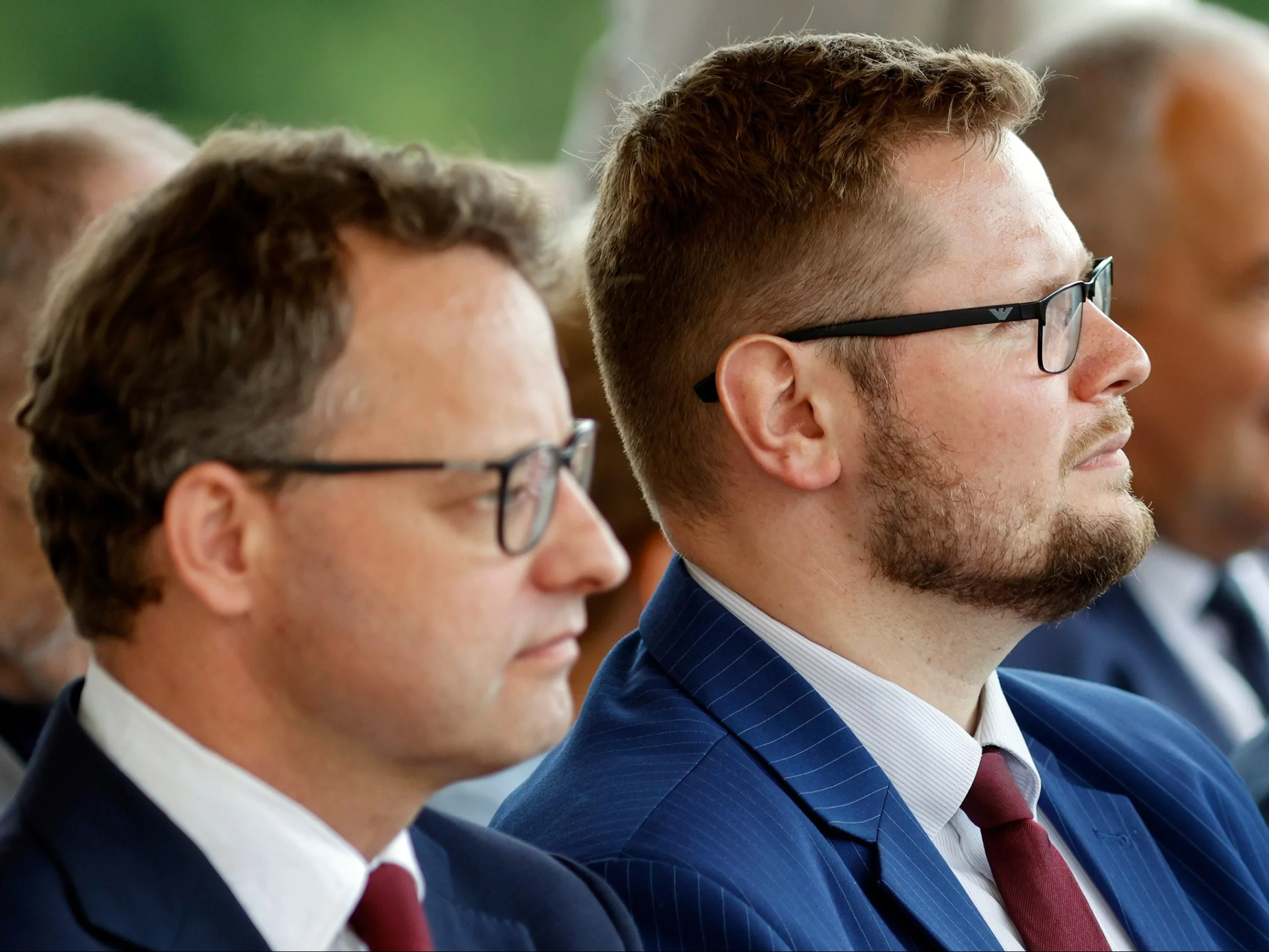 Posłowie Marcin Romanowski i Michał Woś