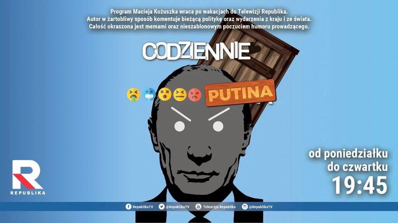 „Codziennie ***** Putina”