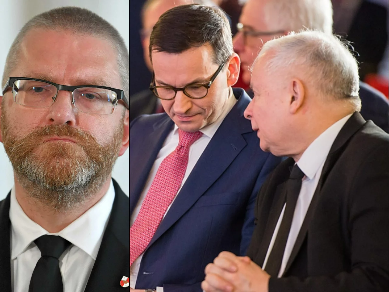 "Covidowe twarze". Partia Brauna uderza w PiS