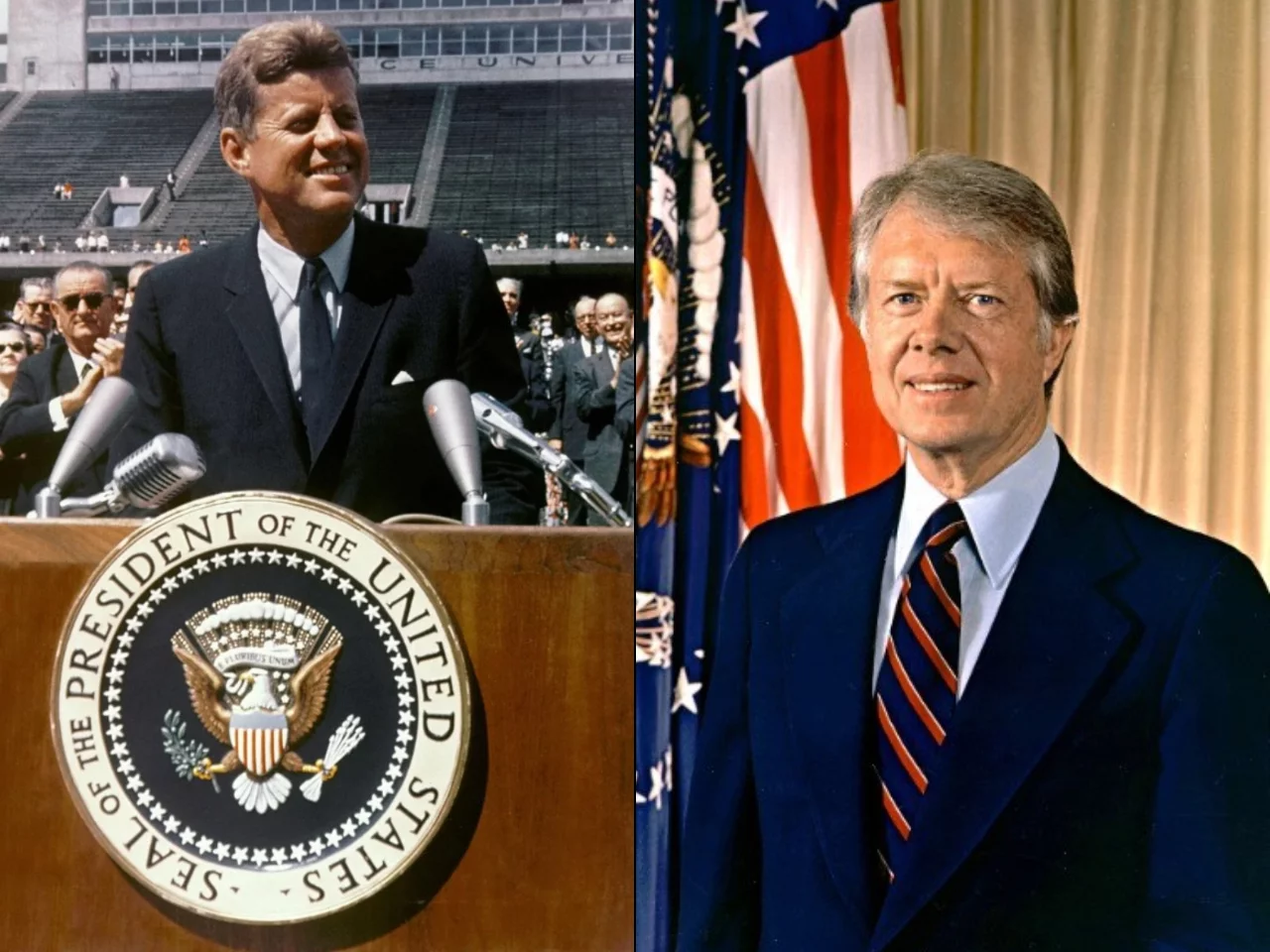 John F. Kennedy, Jimmy Carter