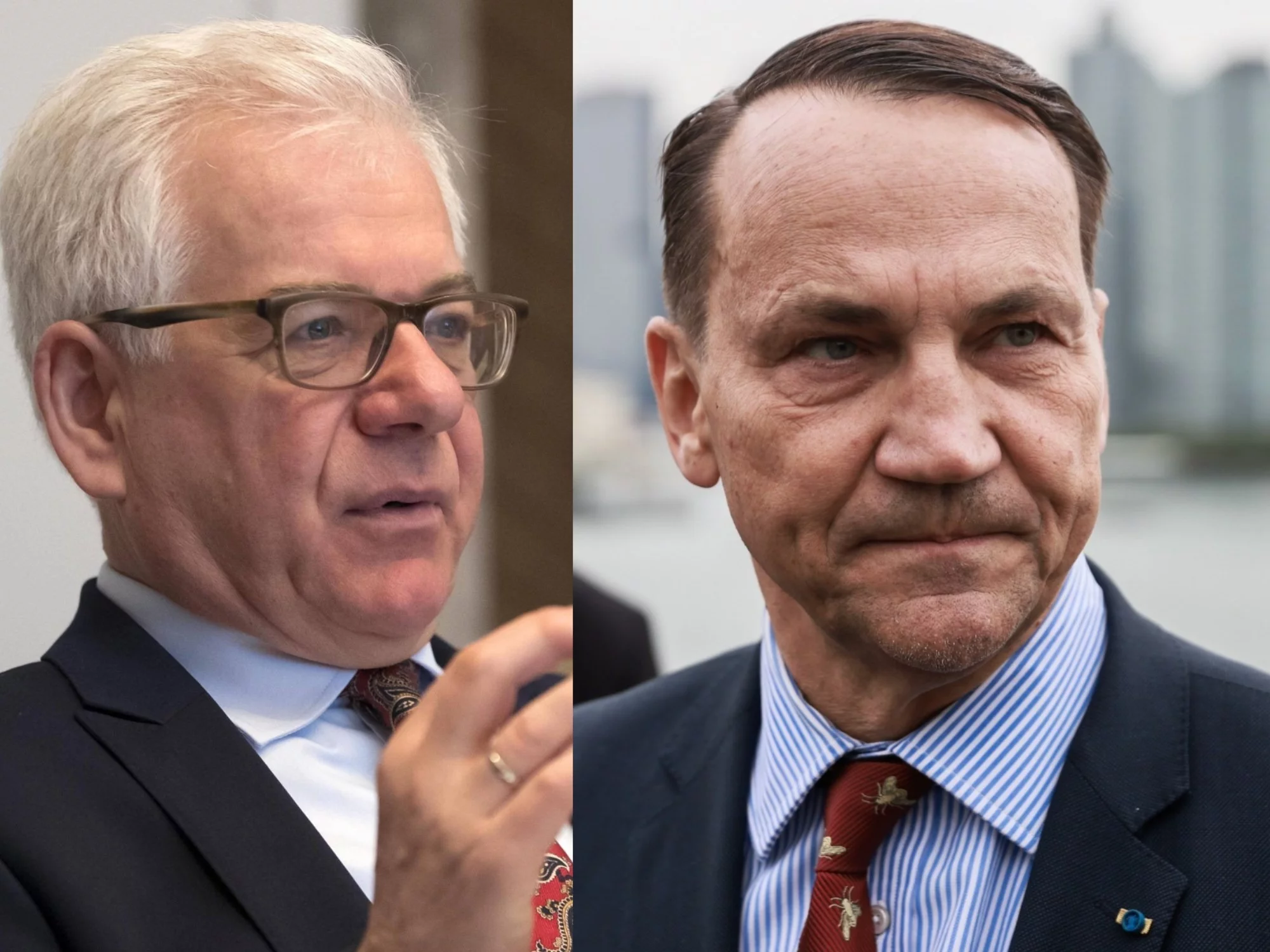 Jacek Czaputowicz i Radosław Sikorski