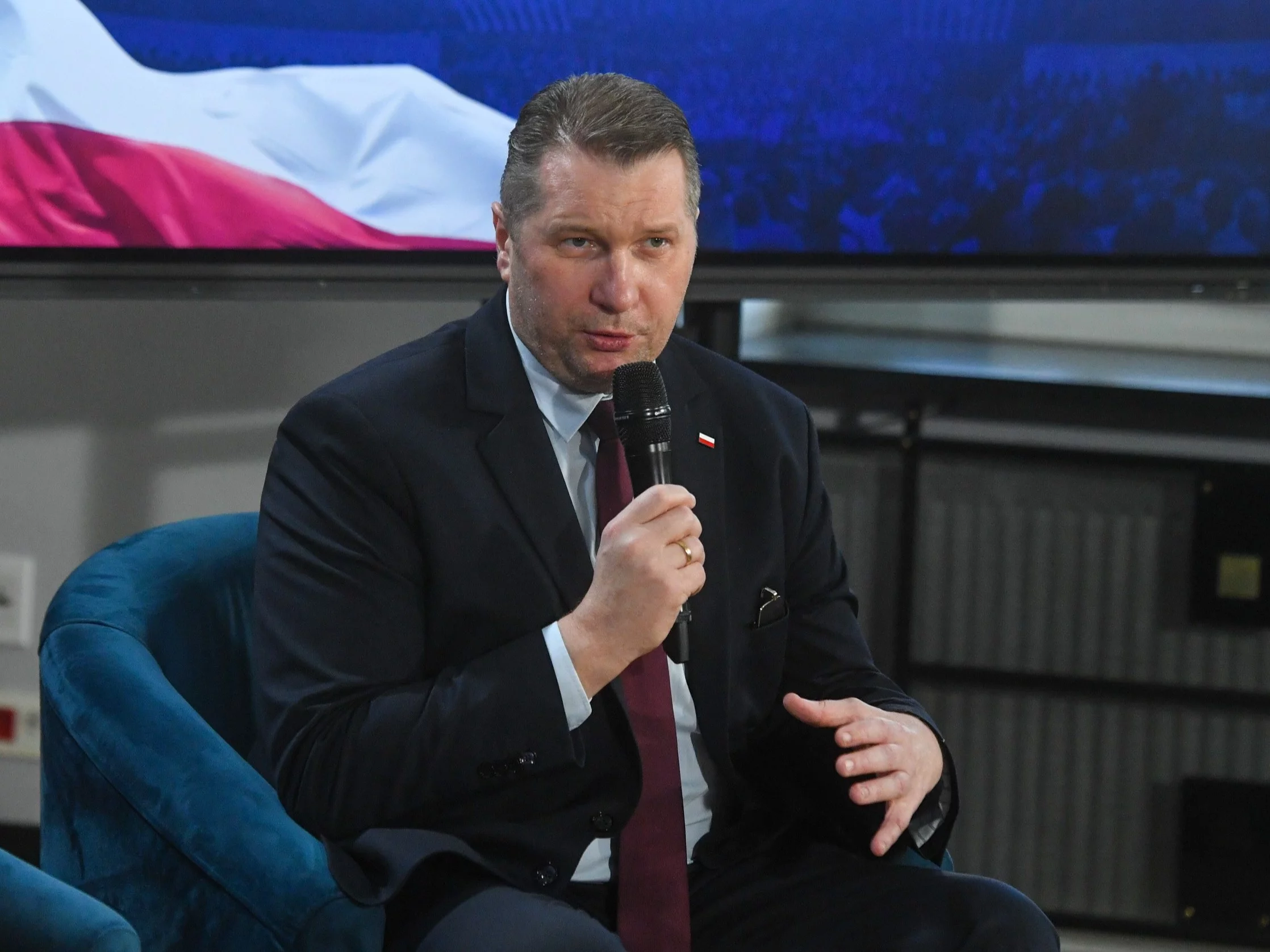 Poseł Prawa i Sprawiedliwości Przemysław Czarnek