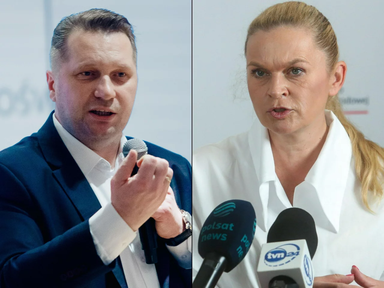 Przemysław Czarnek / Barbara Nowacka