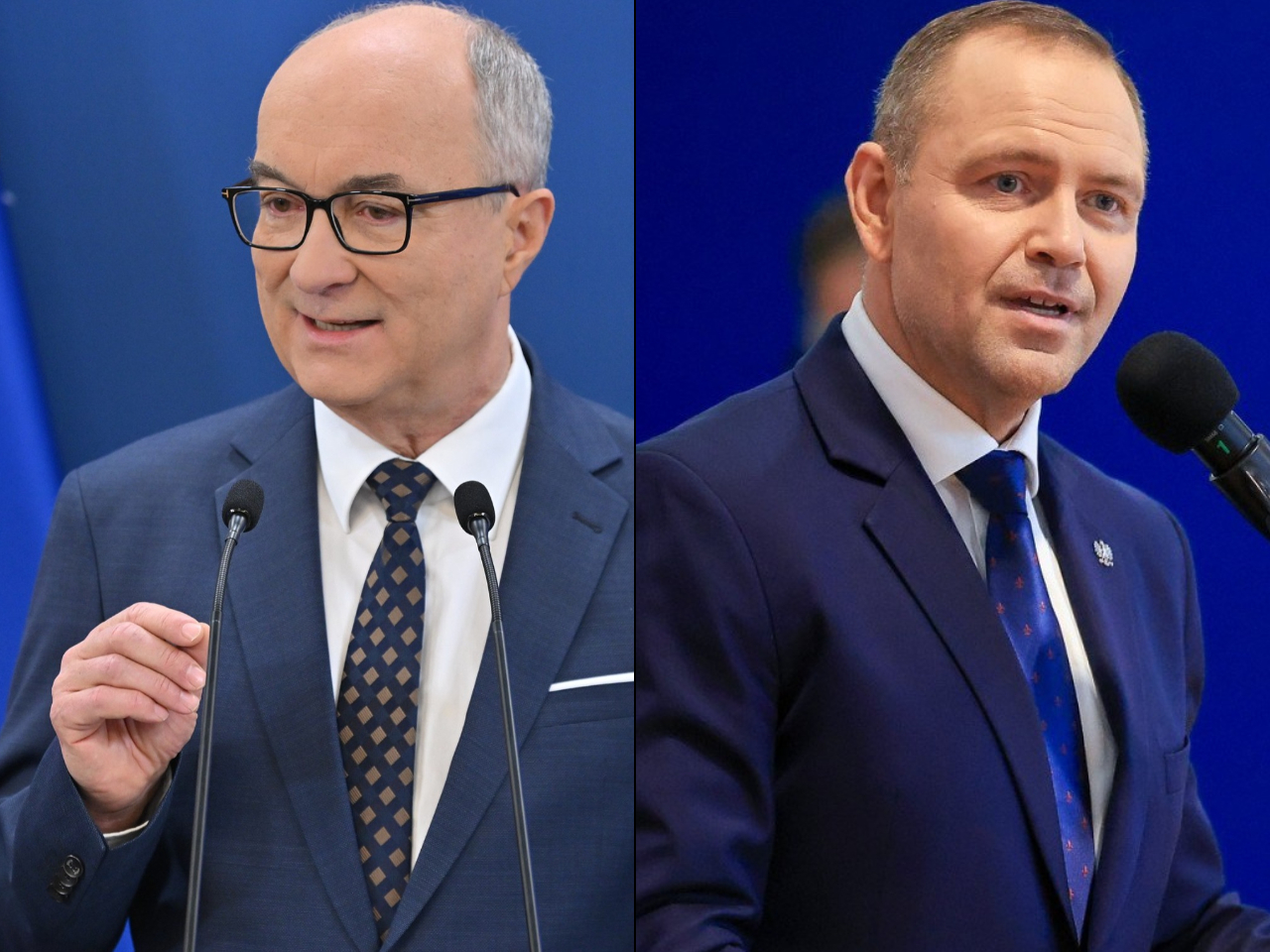 Włodzimierz Czarzasty i Karol Nawrocki