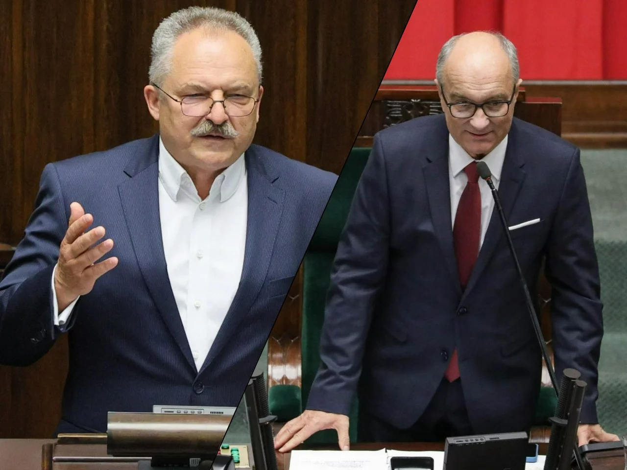 Marek Jakubiak i Włodzimierz Czarzasty