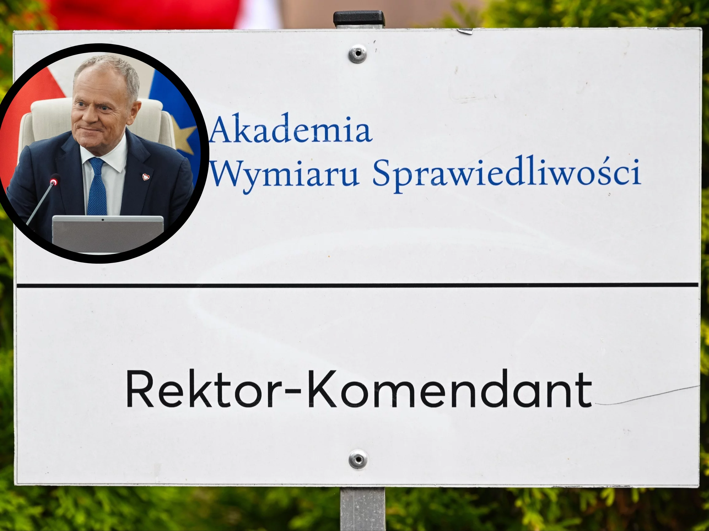 Akademia Wymiaru Sprawiedliwości i Donald Tusk