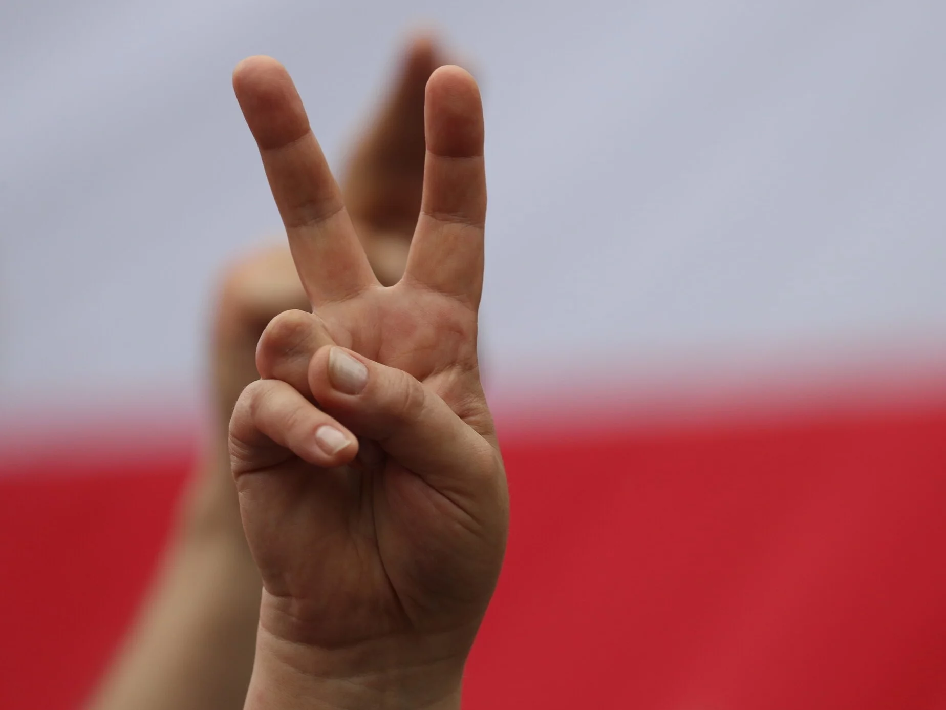 Flaga Polski, zdjęcie ilustracyjne