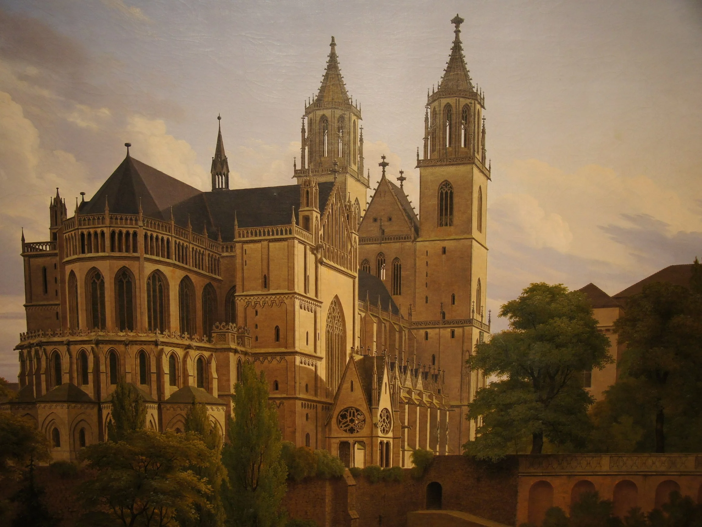 Carl Hasenpflug, Katedra w Magdeburgu, 1828 r.