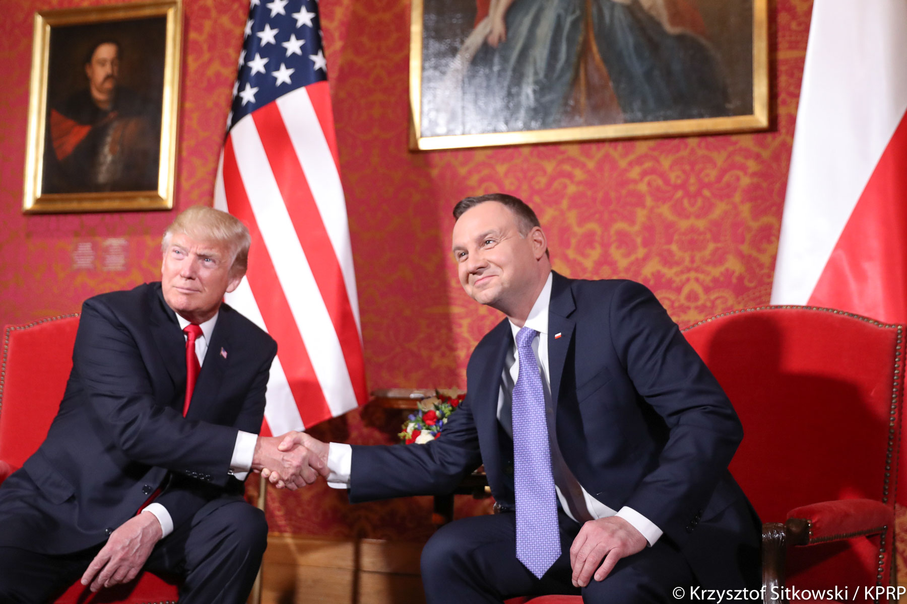 Prezydenci Polski i USA, Andrzej Duda i Donald Trump