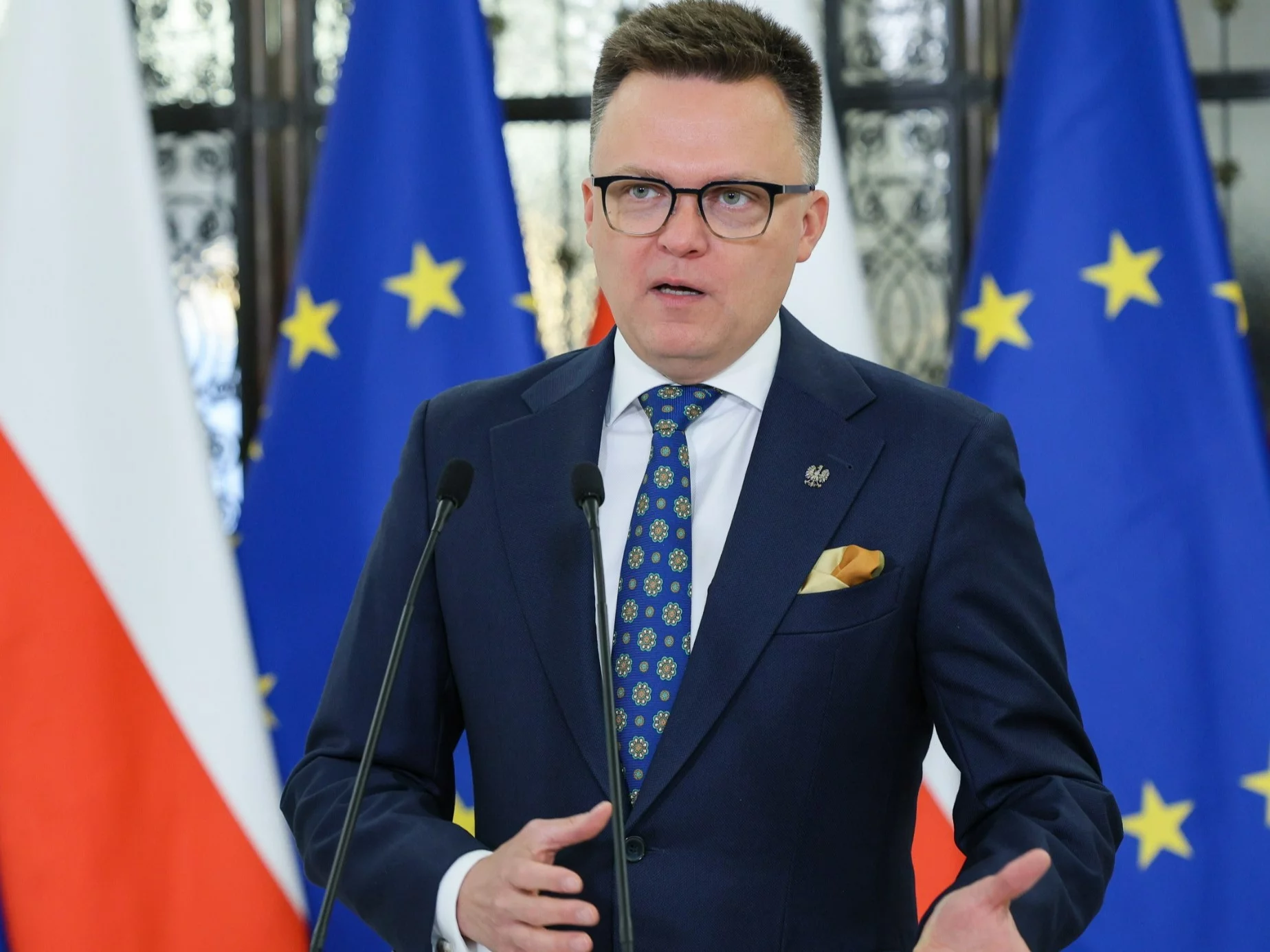 Marszałek Sejmu Szymon Hołownia