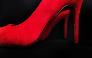 Czerwone buty, zdjęcie ilustracyjne