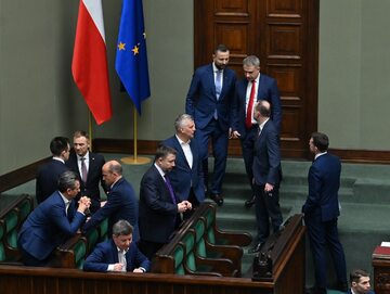 Członkowie rządu Donalda Tuska w Sejmie