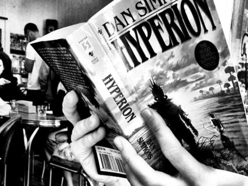 Okładka anglojęzycznego wydania powieści Hyperion