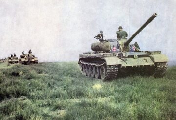 Czołg T-54A Ludowego Wojska Polskiego. Zdjęcie ilustracyjne. Fot: Z. Chmurzyński