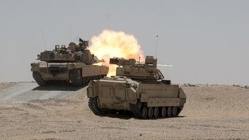 Czołgi M1A2 Abrams, zdjęcie ilustracyjne