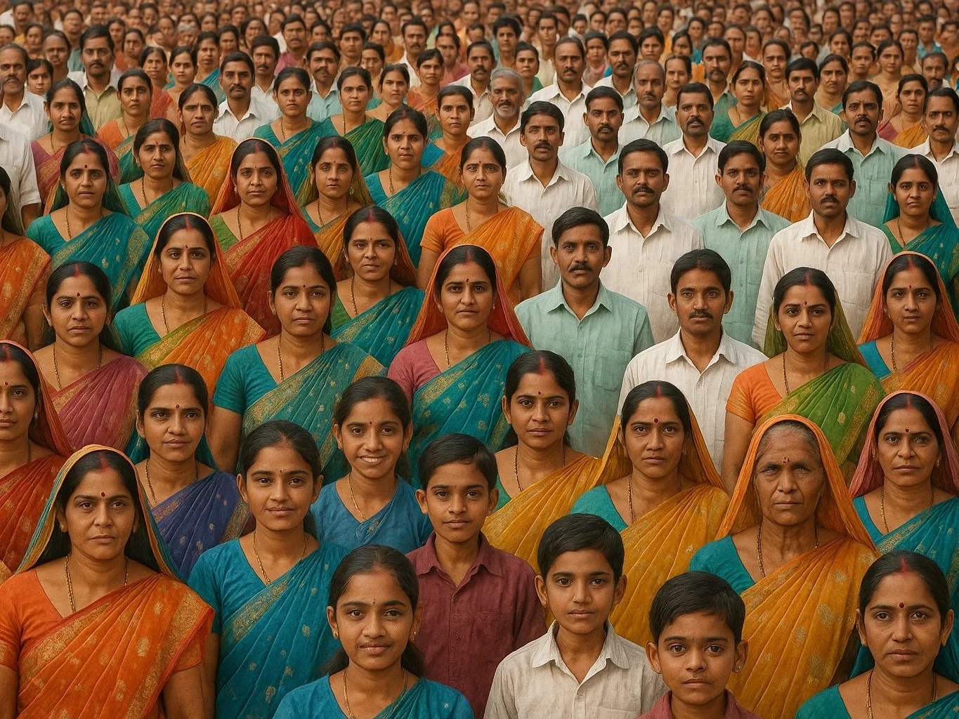 Czy Indie ludnościowo prześcigną Chiny?