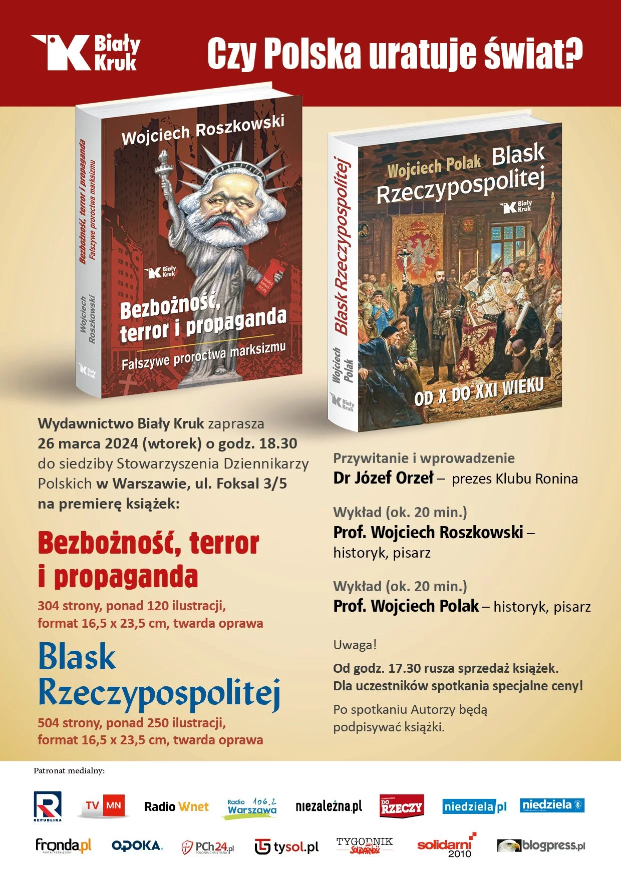 Czy Polska uratuje świat? Dwie premiery