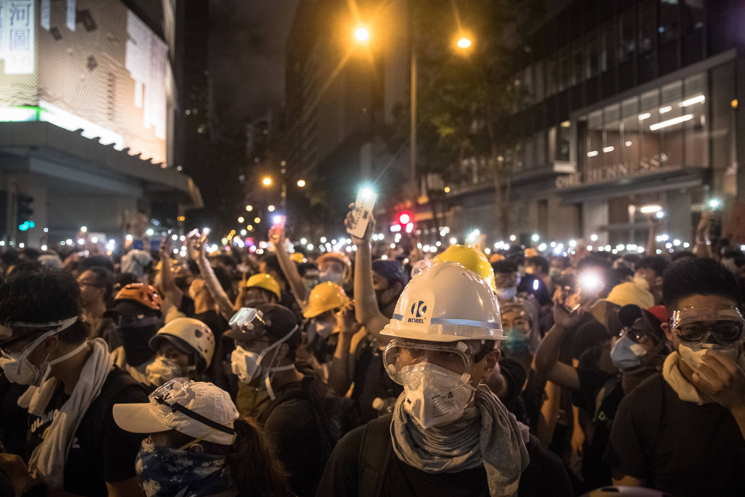 Protest w Hongkongu