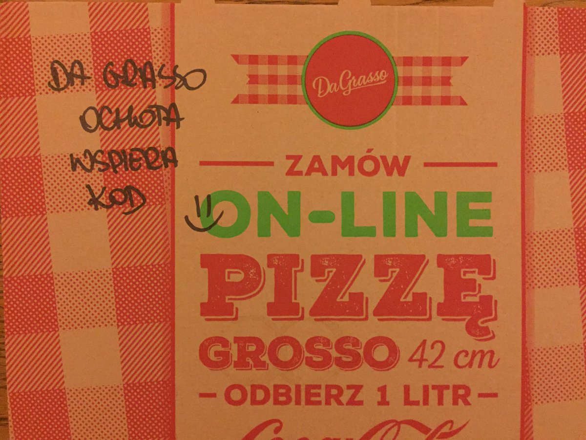 Pudełko od pizzy dla poseł Nowoczesnej