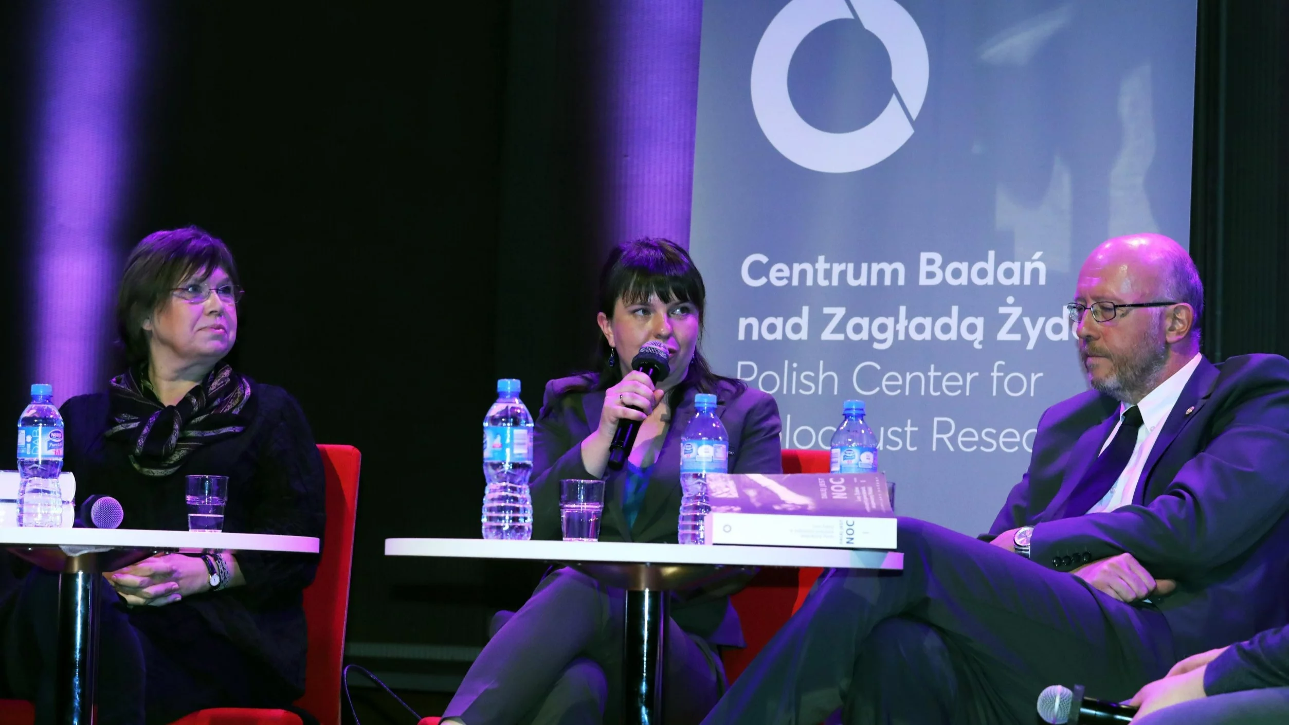 Od lewej: Barbara Engelking, Karolina Panz, Andrzej Grabowski