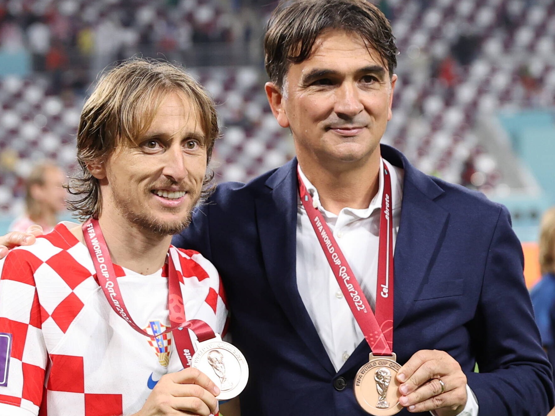 Luka Modric i Zlatko Dalić