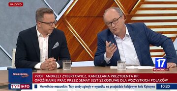Dariusz Joński (KO) i Włodzimierz Czarzasty (SLD) w programie "Woronicza 17"