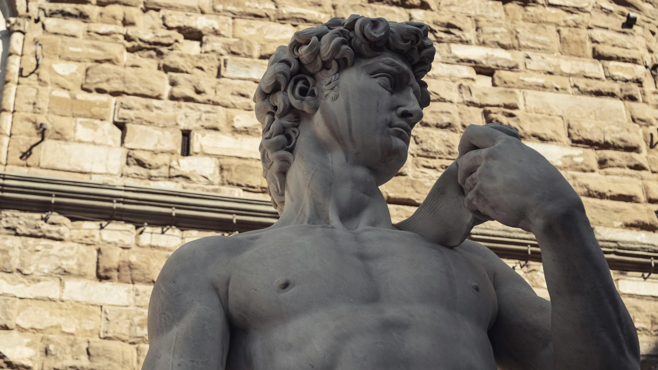 Kopia "Dawida" Michała Anioła na Piazza della Signoria, Florencja