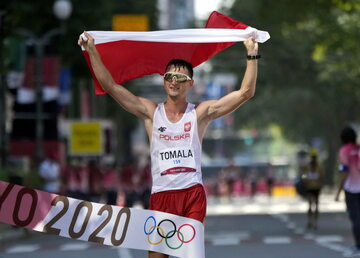 Dawid Tomala podczas igrzysk olimpijskich w Tokio