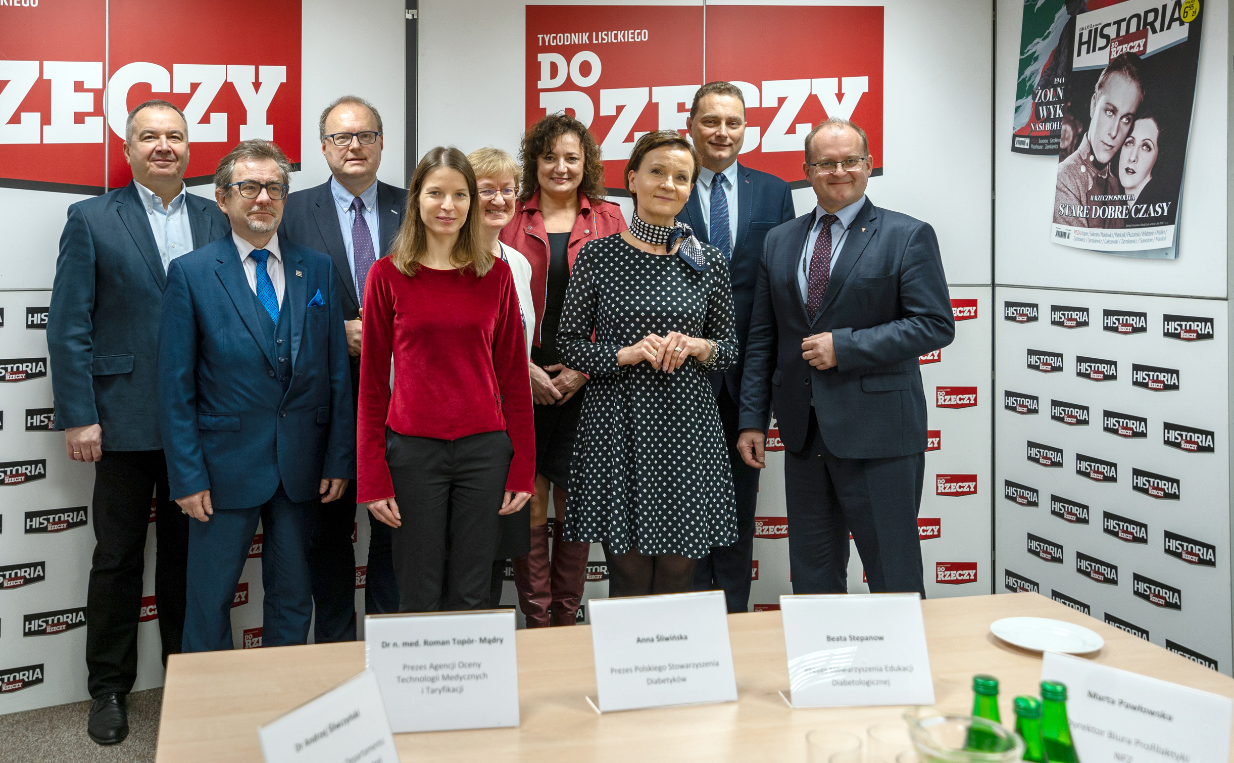 Uczestnicy debaty w tygodniku Do Rzeczy