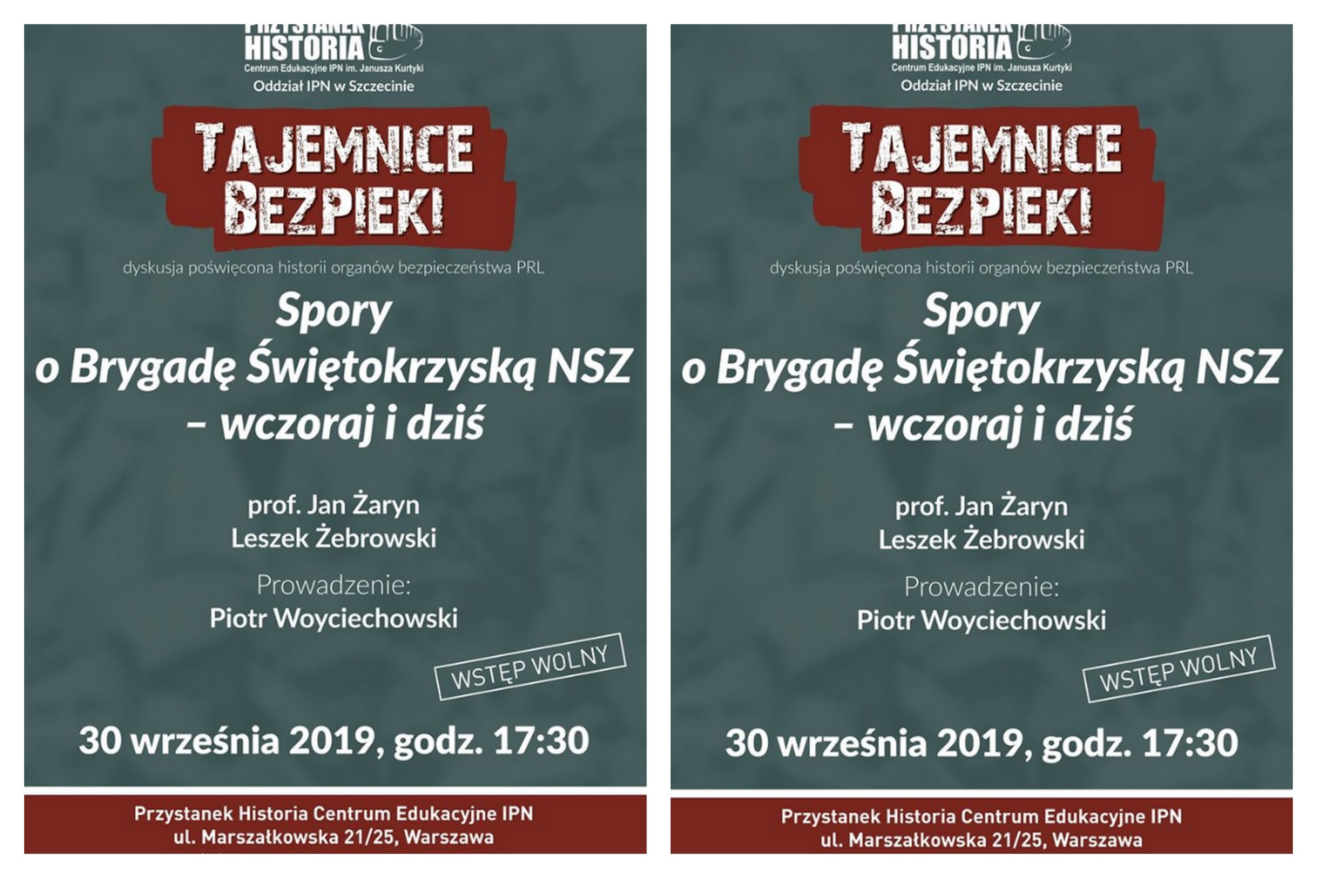 Debata: "Spory o Brygadę Świętokrzyską NSZ – wczoraj i dziś"