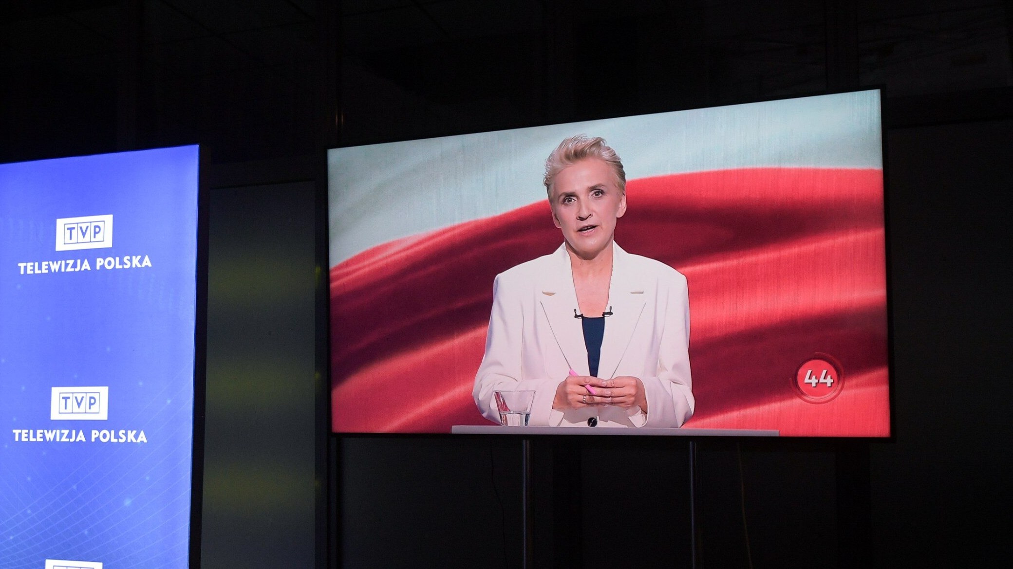 Poseł Lewicy Joanna Scheuring-Wielgus. Debata TVP