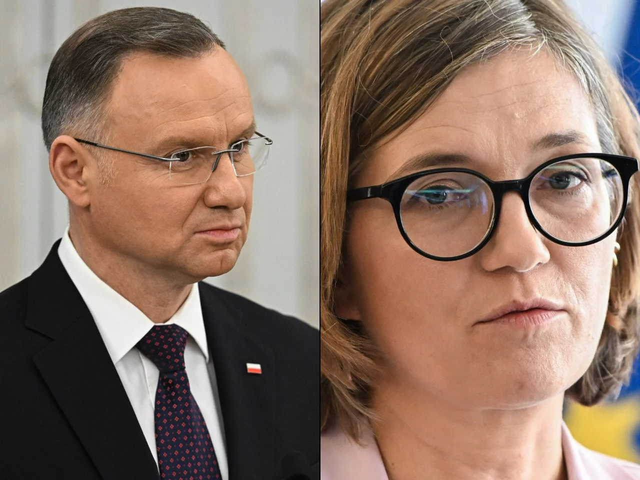 Andrzej Duda i Magdalena Biejat